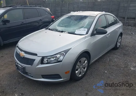 2012 Chevrolet Cruze Ls из США, поврежденный, VIN 1G1PC5SH3C7170525